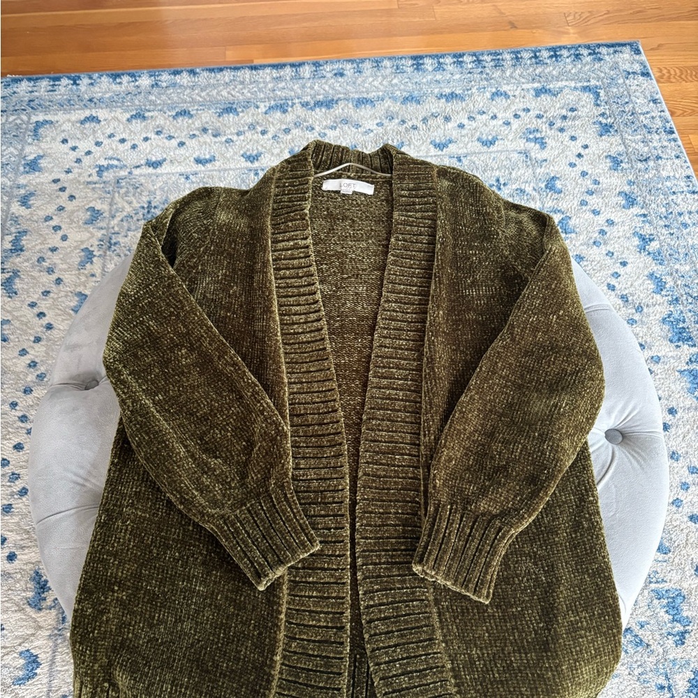 LOFT Olive Green Women's Sweater, Small